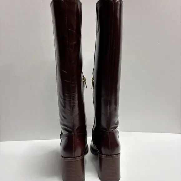 Vince Camuto Women’s Sangeti 2, Mahogany Knee High Boots, Size 8.5M, Wide Calf
