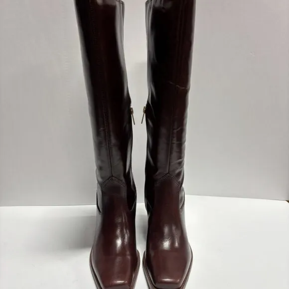 Vince Camuto Women’s Sangeti 2, Mahogany Knee High Boots, Size 8.5M, Wide Calf