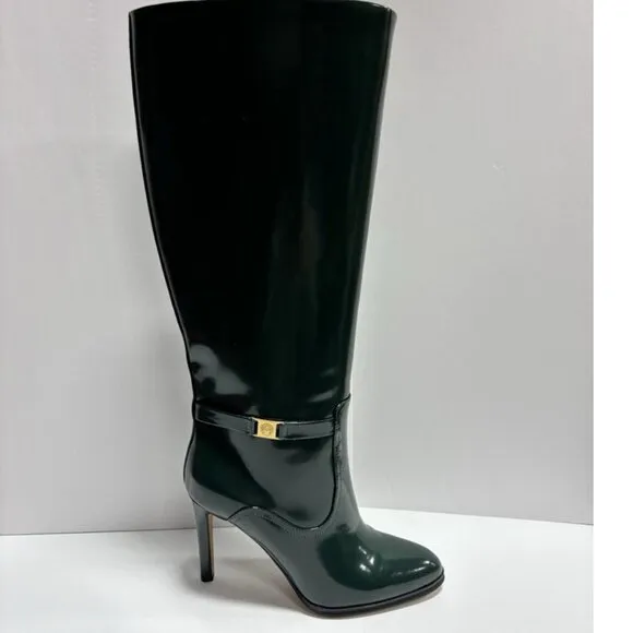 Vince Camuto Women’s Skylie Knee High Boots Green, Size 7W, Extra Wide Calf