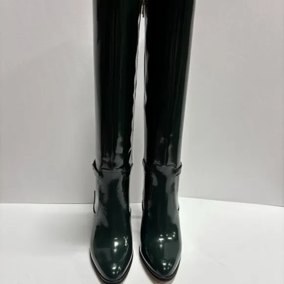 Vince Camuto Women’s Skylie Knee High Boots Green, Size 7W, Extra Wide Calf