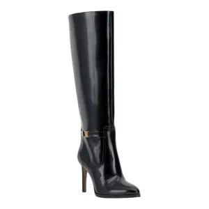 Vince Camuto Women's Skylie Wide Calf Stiletto Dress Boots Black Size 7