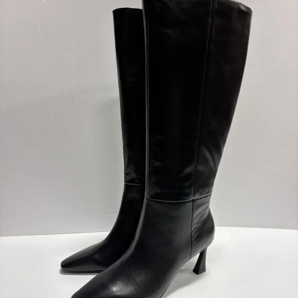 Vince Camuto Women’s Sutton, Black Knee High Boots, Size 9.5 M, Wide Calf
