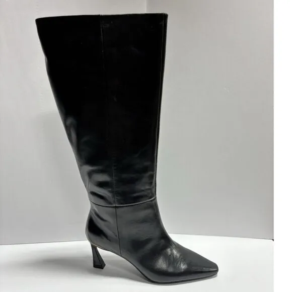 Vince Camuto Women’s Sutton, Black Knee High Boots, Size 9.5 M, Wide Calf
