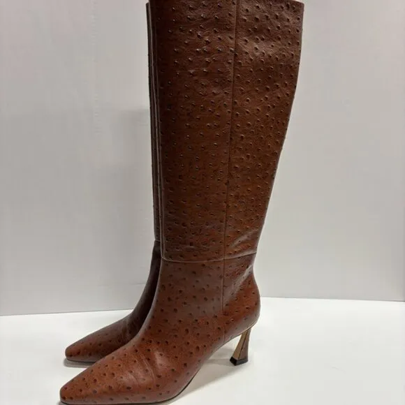 Vince Camuto Women’s Sutton, Whiskey Knee High Boots, Size 9M, Wide Calf