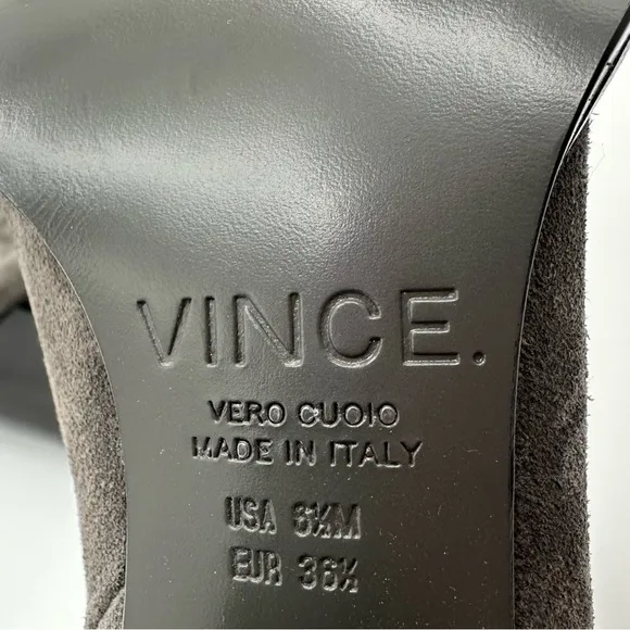 Vince Erving Ankle Boots in Grey Suede