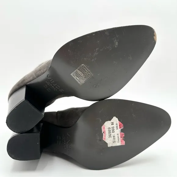 Vince Erving Ankle Boots in Grey Suede