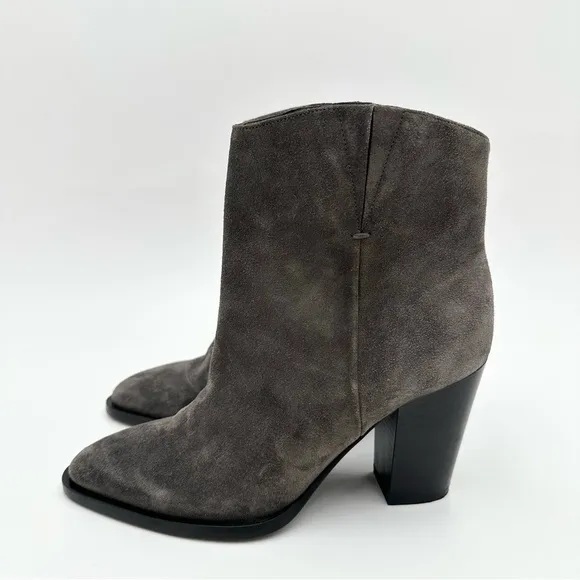 Vince Erving Ankle Boots in Grey Suede