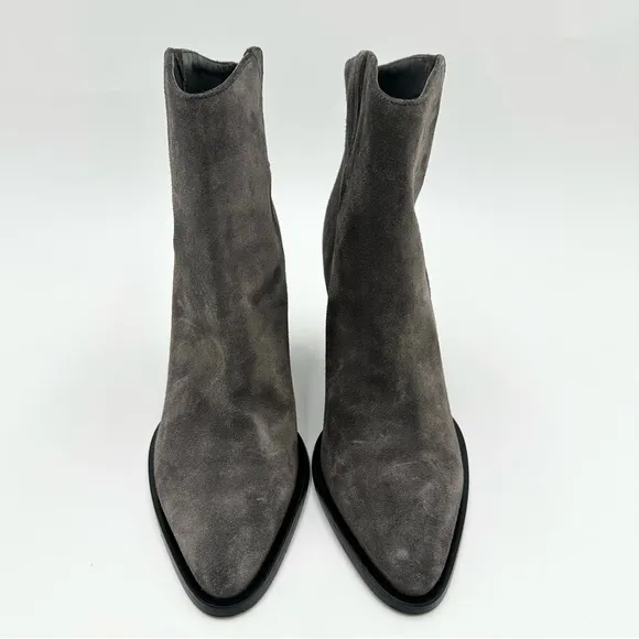 Vince Erving Ankle Boots in Grey Suede