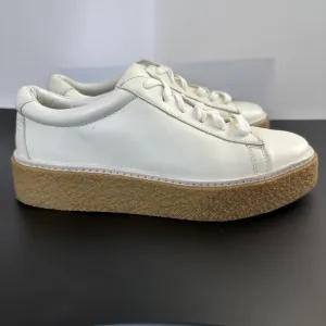 Vince Sneakers Womens Size 7M Off White Leather Neela Platform Lace Up Casual