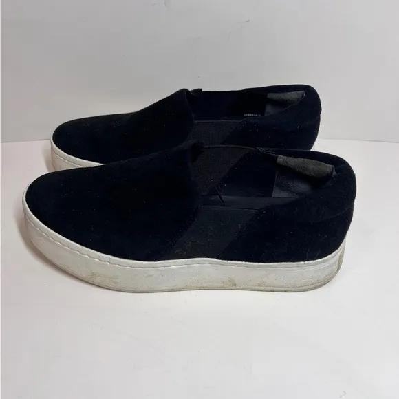 Vince ‘Warren’ Platform Sneakers Black Suede 6/36
