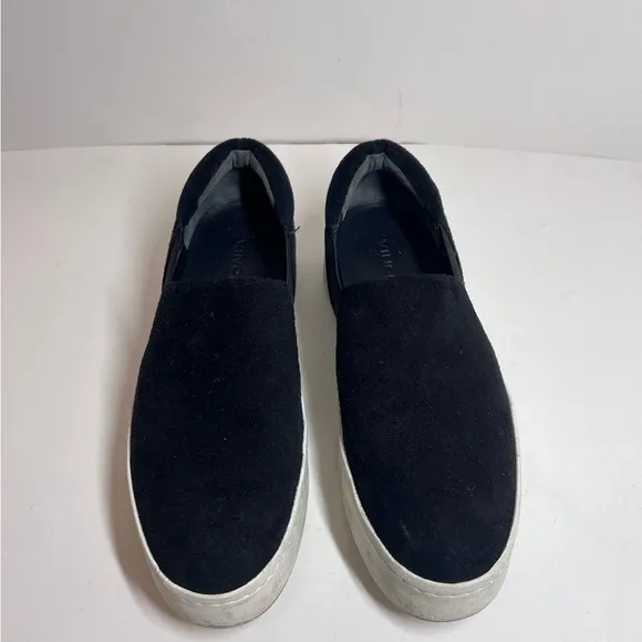 Vince ‘Warren’ Platform Sneakers Black Suede 6/36