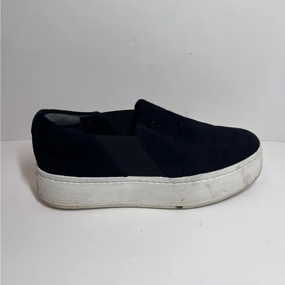 Vince ‘Warren’ Platform Sneakers Black Suede 6/36