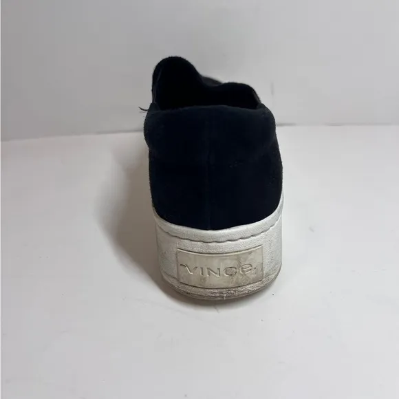 Vince ‘Warren’ Platform Sneakers Black Suede 6/36