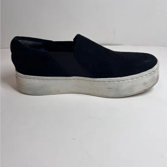 Vince ‘Warren’ Platform Sneakers Black Suede 6/36