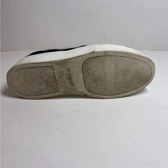 Vince ‘Warren’ Platform Sneakers Black Suede 6/36