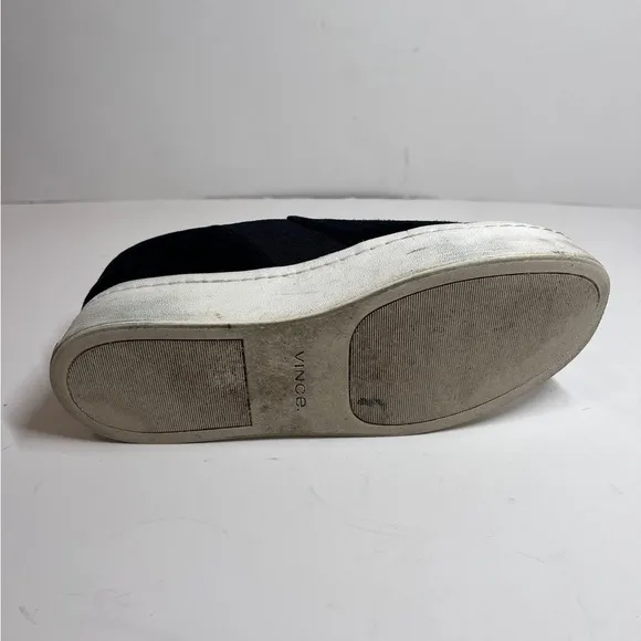Vince ‘Warren’ Platform Sneakers Black Suede 6/36