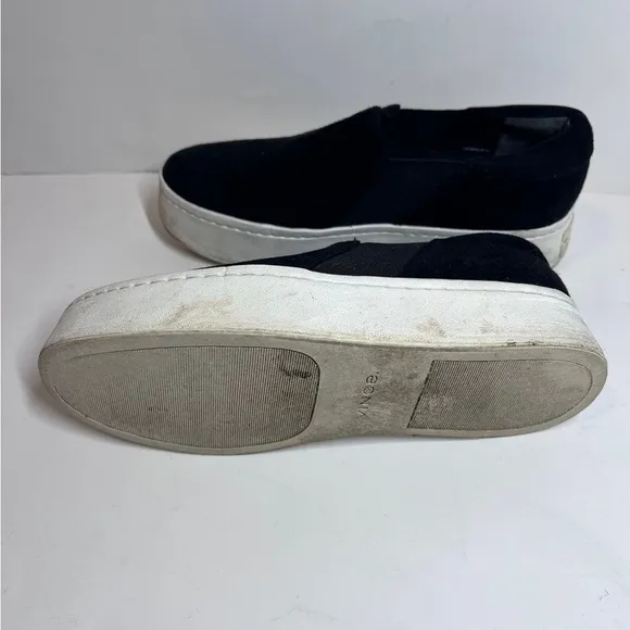 Vince ‘Warren’ Platform Sneakers Black Suede 6/36