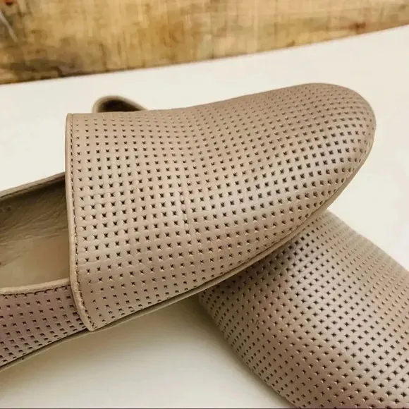 Vince Perforated Leather Loafers