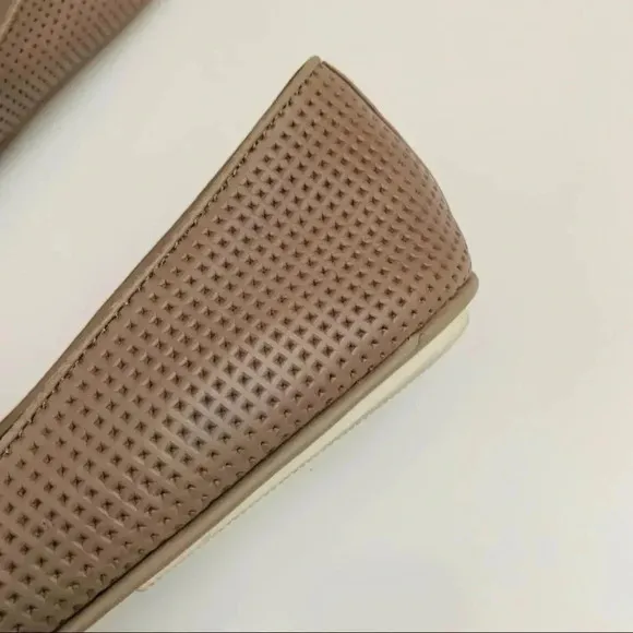 Vince Perforated Leather Loafers