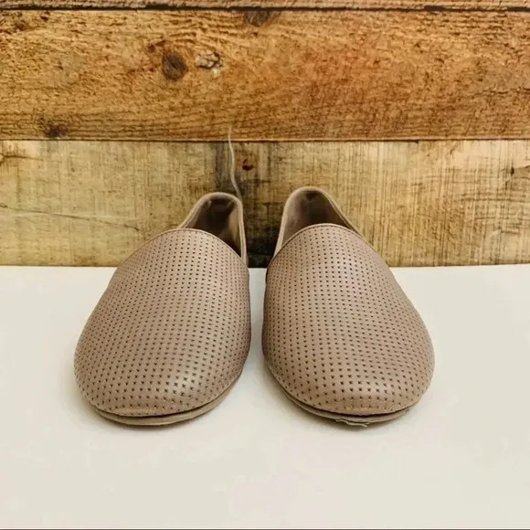 Vince Perforated Leather Loafers