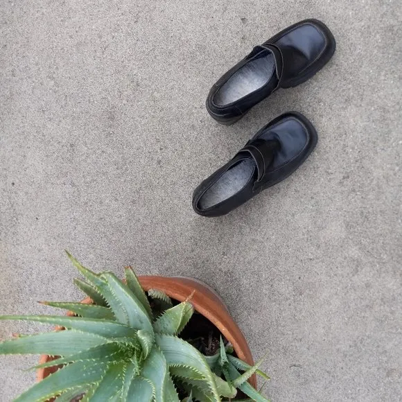 Vintage 90s Lug Sole Chunky Creeper Loafers