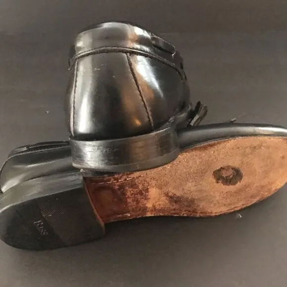 Vintage Bass Layton preppy kiltie tassle loafers