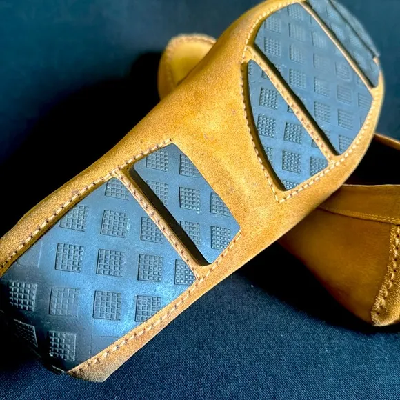 Vintage BOTTEGA VENETA Suede Driving Loafers