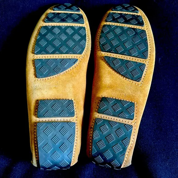 Vintage BOTTEGA VENETA Suede Driving Loafers
