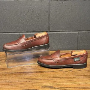 Vintage Eastland Chunky Brown Leather Penny Loafers Women’s 7.5 Made In USA