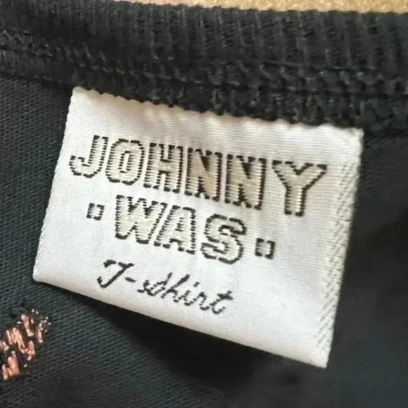 Vintage Johnny Was T Shirt Embroidered Dress One Size