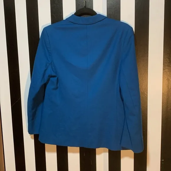 Vintage Pendleton Virgin Wool 2 Button Teal Blue Blazer Size Small Petite