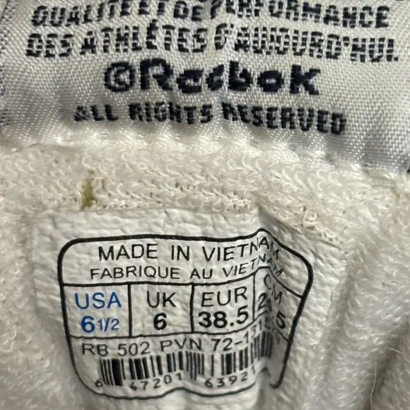Vintage Reebok Special Edition White Sneakers