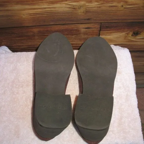 Vintage Brown Hush Puppies Heeled Loafers