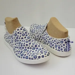 Vionic Beach Malibu Slip On Sneakers Bubble Print Size 7.5