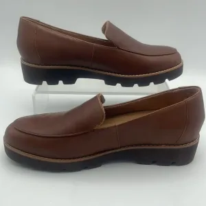 Vionic Kensley Loafers Leather Lug Sole Slip On NWOT Size 7
