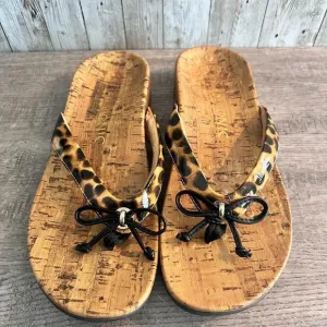 Vionic Leopard Sandals