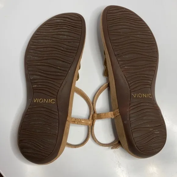 Vionic Miami sandals comfort shoes size 8