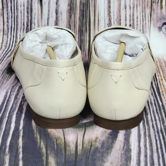 𝅺Vionic Savannah Cream Boa Print Point Toe Flats New Size 10 Wide
