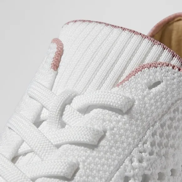 VIVAIA Round-Toe Perforated Sneakers white size EU/39 US/8