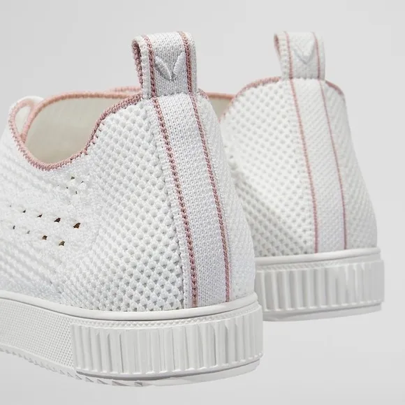 VIVAIA Round-Toe Perforated Sneakers white size EU/39 US/8