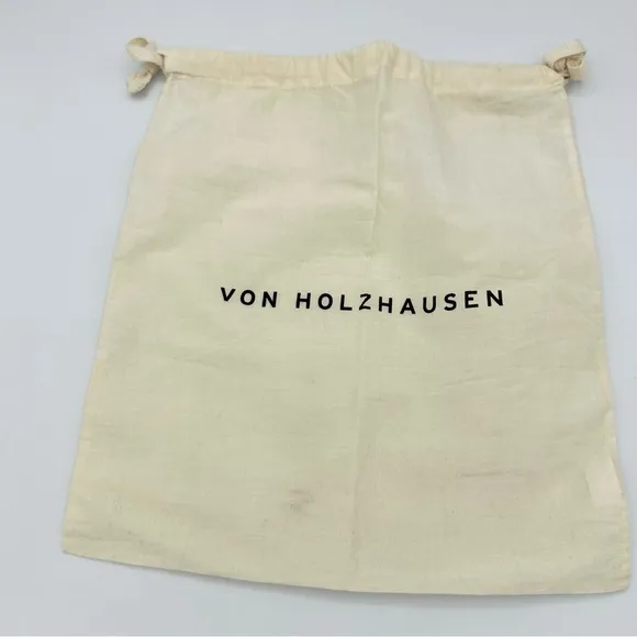 Von Holzhausen The Ballet Flat neutral latte color bow toe vegan round toe