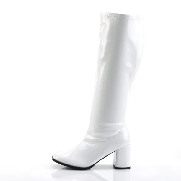 Wide Calf Heel Knee High Boots
