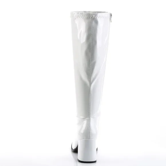 Wide Calf Heel Knee High Boots