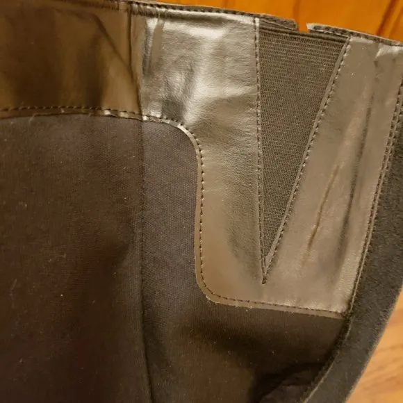 Wide calf Leather Boots!