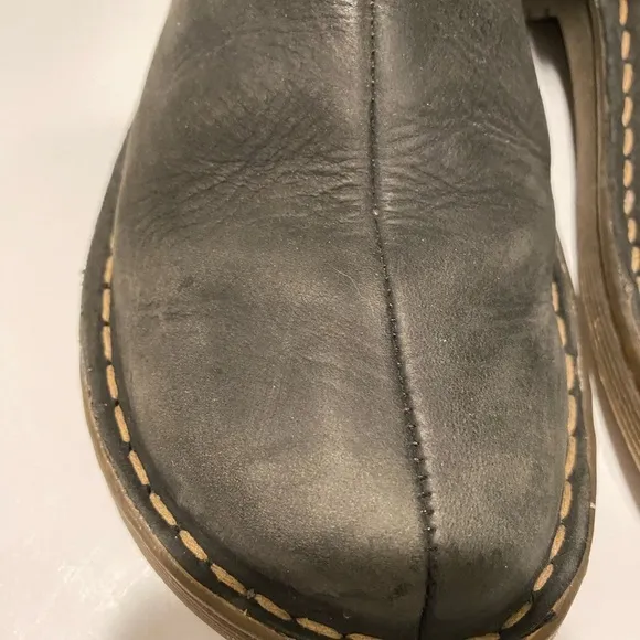 Women's Black Leather Dr. Martens Boots