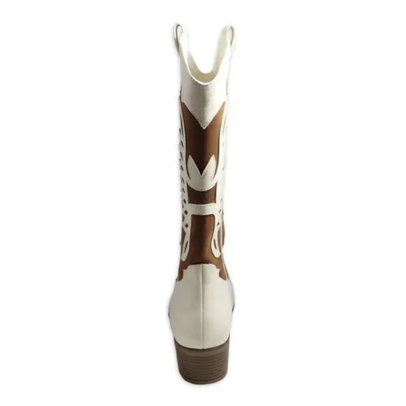 Women's Embroidered Western Boots: Classic Style with 2&quot; Stacked Heel &amp; Iconic