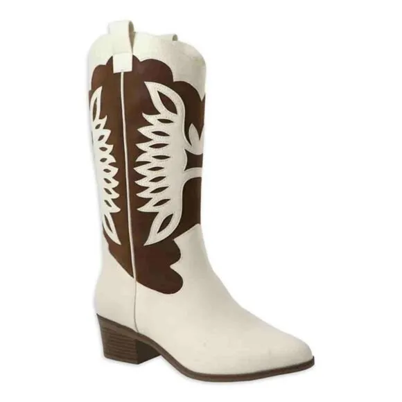 Women's Embroidered Western Boots: Classic Style with 2&quot; Stacked Heel &amp; Iconic