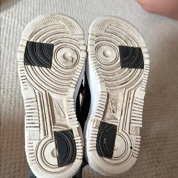 Women’s Nike Airforce 1 Pixel Black and White Sneakers