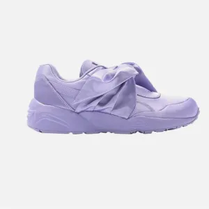 Women’s Rihana PUMA fenty bow lavender 2017 rare sneakers satin size 8