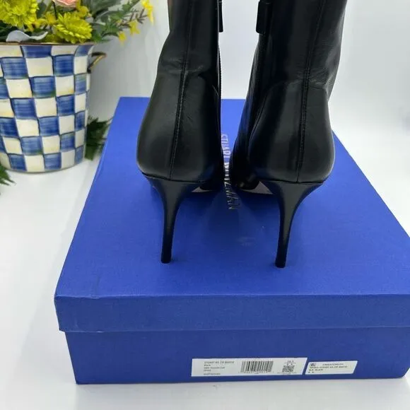 Women’s Stewart Weitzman calf leather ankle boots size 8, made in Brazil